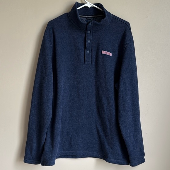 Vineyard Vines Other - Vineyard Vines Men’s XL 4 Button Navy Pullover